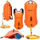 Буй для плавання Aquaget 3 в 1 35 л надувний AQ0037 Orange
