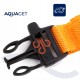 Буй для плавання Aquaget 3 в 1 35 л надувний AQ0037 Orange