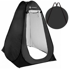 Намет туалет-душ, переодягальня Springos Pop-Up 190 x 120 x 120 см саморозкладний PT036 Black