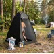 Намет туалет-душ, переодягальня Springos Pop-Up 190 x 120 x 120 см саморозкладний PT036 Black