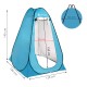 Намет туалет-душ, переодягальня Springos Pop-Up 190 x 120 x 120 см саморозкладний PT025 Sky Blue