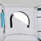 Намет туалет-душ, переодягальня Springos Pop-Up 190 x 120 x 120 см саморозкладний PT025 Sky Blue