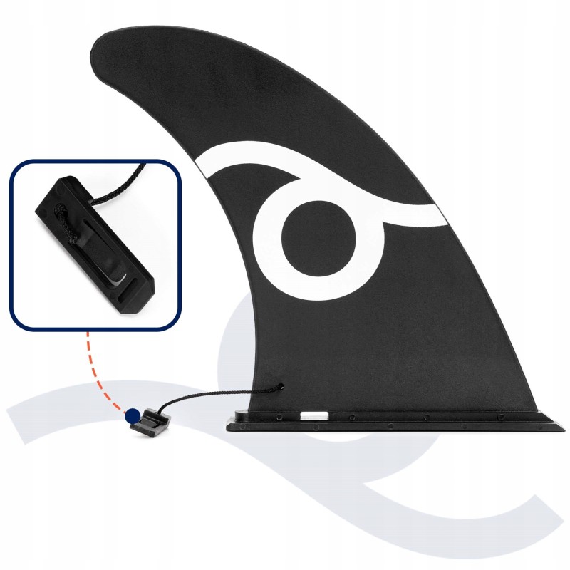 Плавник для SUP дошки Aquaget центральний AQ0048 Black