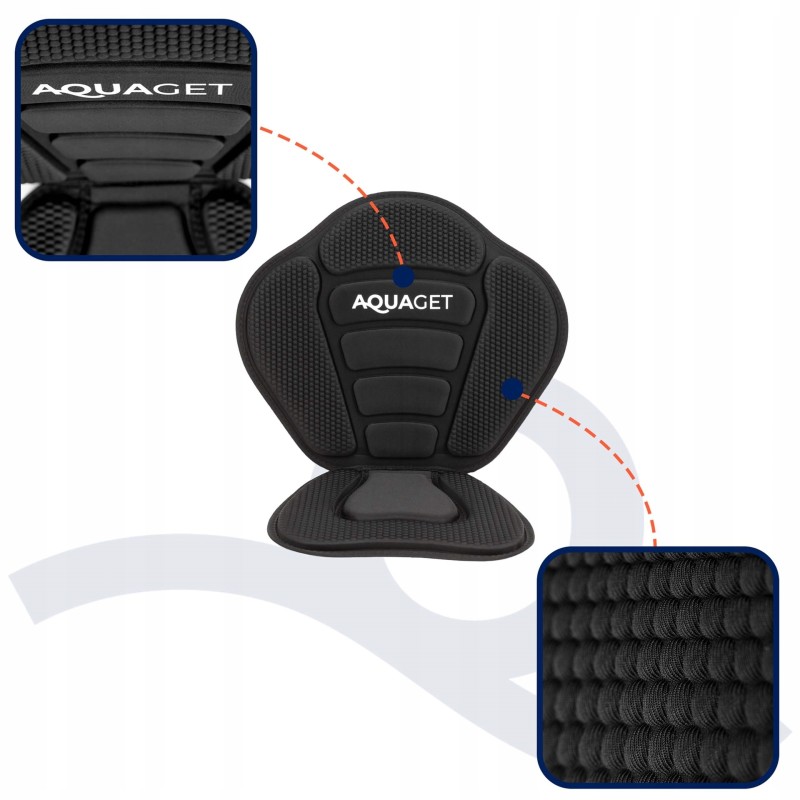 Сидіння для SUP дошки Aquaget знімне AQ0049 Black