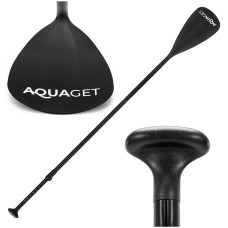 Весло для SUP дошки Aquaget 160-208 см регульоване, складне AQ0051 Black