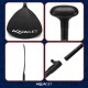 Весло для SUP дошки Aquaget 160-208 см регульоване, складне AQ0051 Black