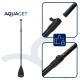 Весло для SUP дошки Aquaget 160-208 см регульоване, складне AQ0051 Black