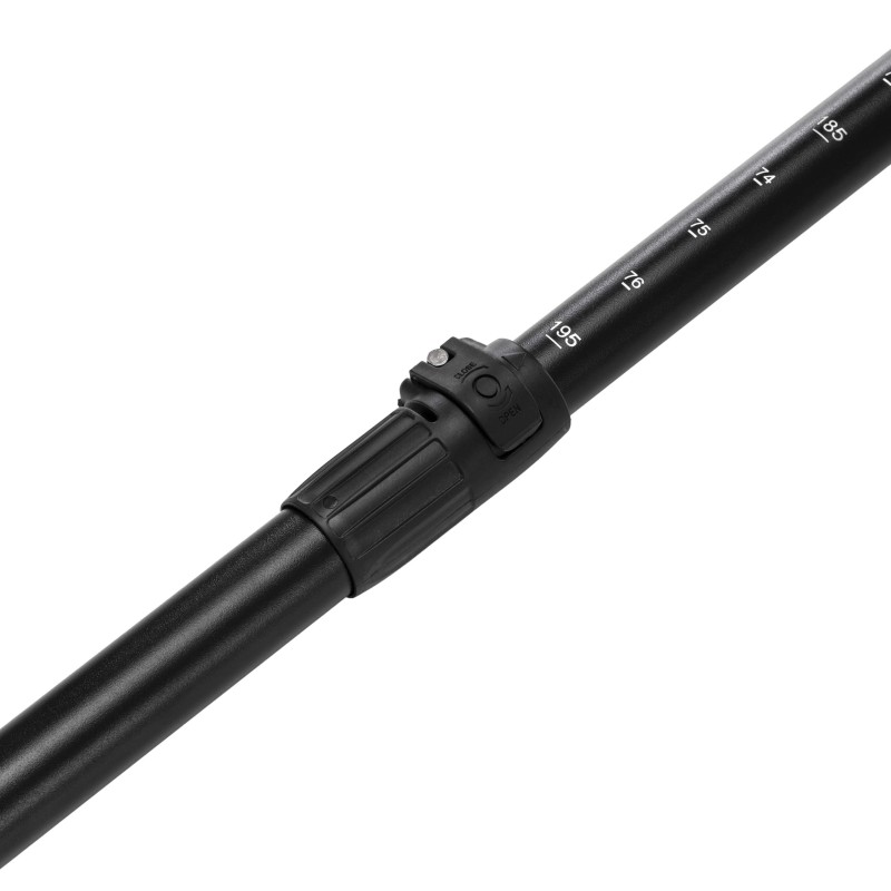 Весло для SUP дошки Aquaget 160-208 см регульоване, складне AQ0051 Black