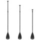 Весло для SUP дошки Aquaget 160-208 см регульоване, складне AQ0051 Black