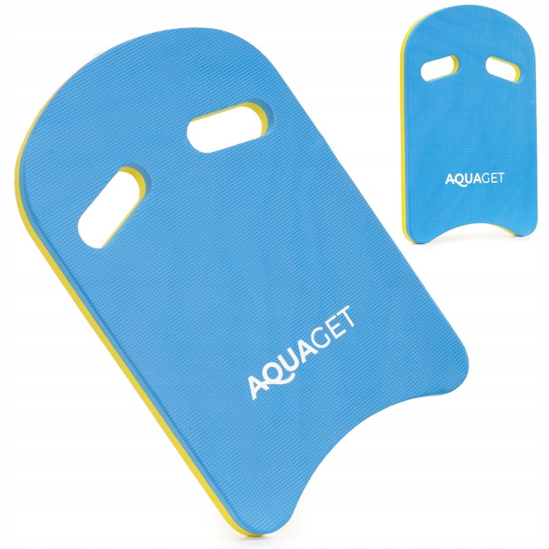 Дошка для плавання Aquaget навчальна AQ0059 Sky Blue/Yellow