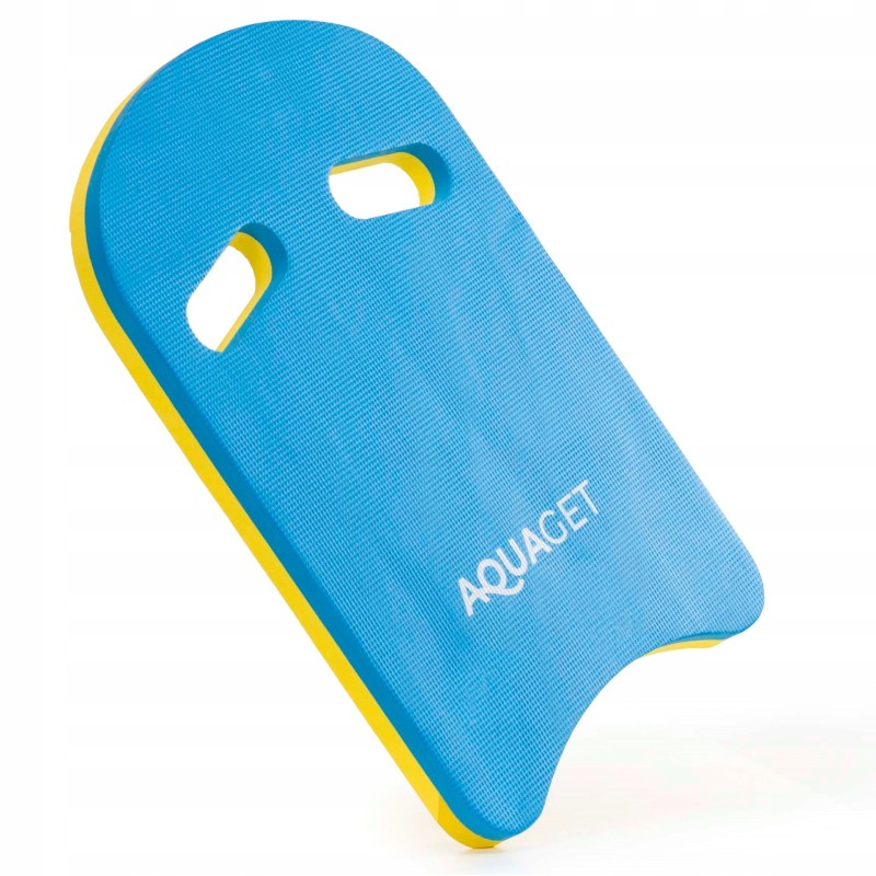Дошка для плавання Aquaget навчальна AQ0059 Sky Blue/Yellow