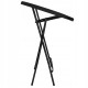 Стіл садовий кейтеринговий Springos 80 см круглий, складний GF0110 Black