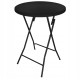 Стіл садовий кейтеринговий Springos 80 см круглий, складний GF0110 Black