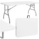 Стіл садовий кейтеринговий Springos 180 x 74 см складний GF0108 White