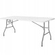 Стіл садовий кейтеринговий Springos 180 x 74 см складний GF0108 White