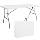 Стіл садовий кейтеринговий Springos 180 x 74 см складний GF0108 White