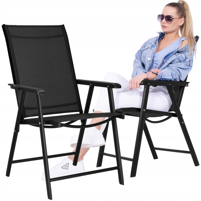 Крісло садове Springos складне GC0079 Black