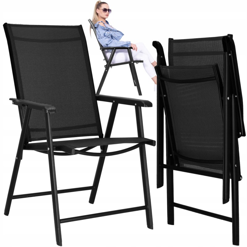 Крісло садове Springos складне GC0079 Black