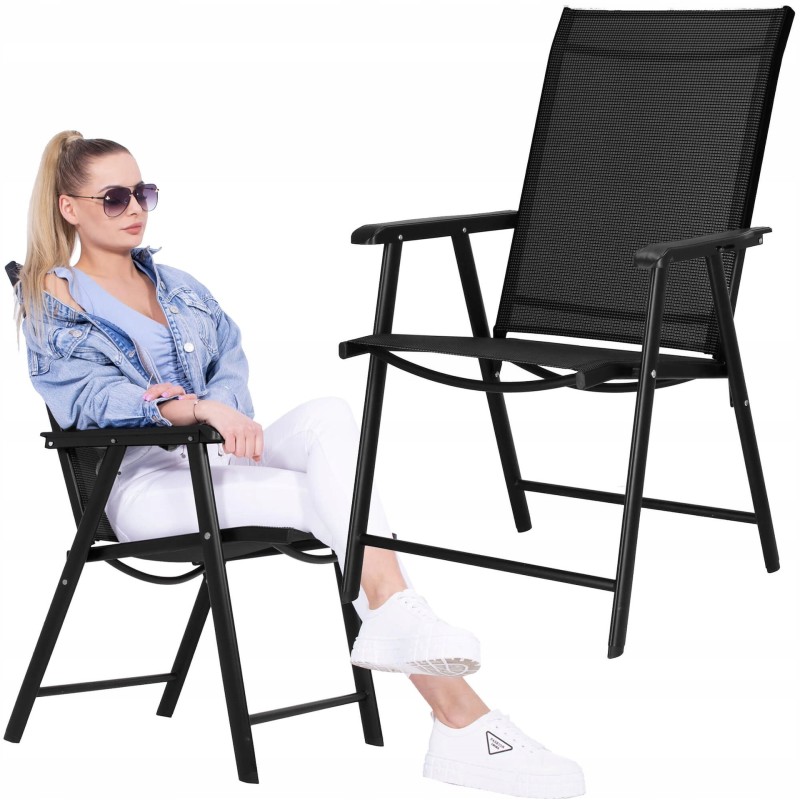 Крісло садове Springos складне GC0079 Black