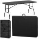 Стіл садовий кейтеринговий Springos 180 x 75 см складний GF0056 Black