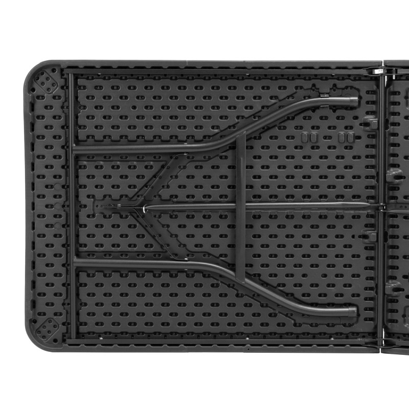 Стіл садовий кейтеринговий Springos 180 x 75 см складний GF0052 Black