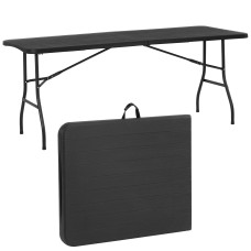 Стіл садовий кейтеринговий Springos 180 x 75 см складний GF0052 Black