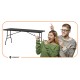 Стіл садовий кейтеринговий Springos 180 x 75 см складний GF0052 Black