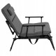 Крісло-розкладачка садове Springos складне GC0067 Grey/Black