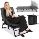 Крісло-розкладачка садове Springos складне GC0067 Grey/Black