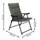 Крісло садове Springos складне GC0064 Grey/Black