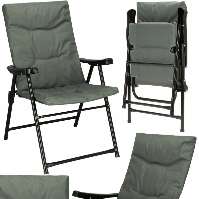 Крісло садове Springos складне GC0064 Grey/Black