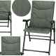 Крісло садове Springos складне GC0064 Grey/Black