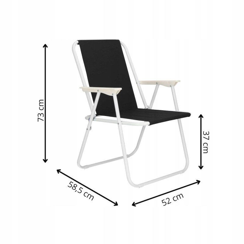 Крісло садове Springos складне GC0061 Black