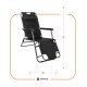 Шезлонг (крісло-лежак) Springos Zero Gravity для пляжу, тераси та саду GC0060 Black