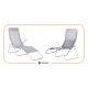 Шезлонг Springos Zero Gravity складний GC0015 Grey