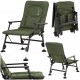 Крісло туристичне Springos коропове, складне CS0191 Navy Green