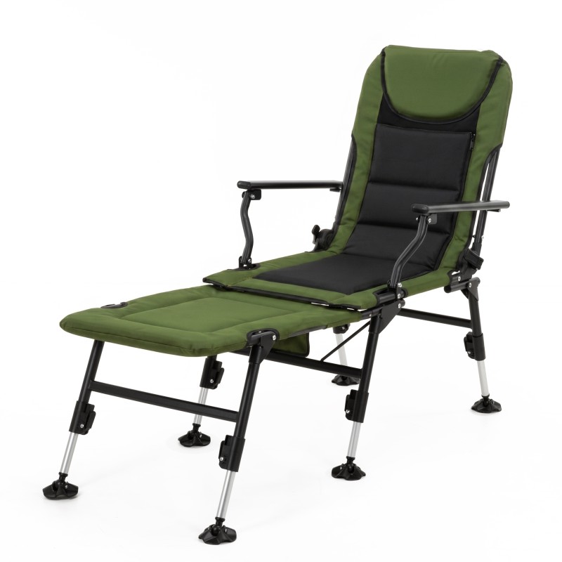 Крісло-розкладачка туристичне Springos CS0192 регульоване Navy Green/Black