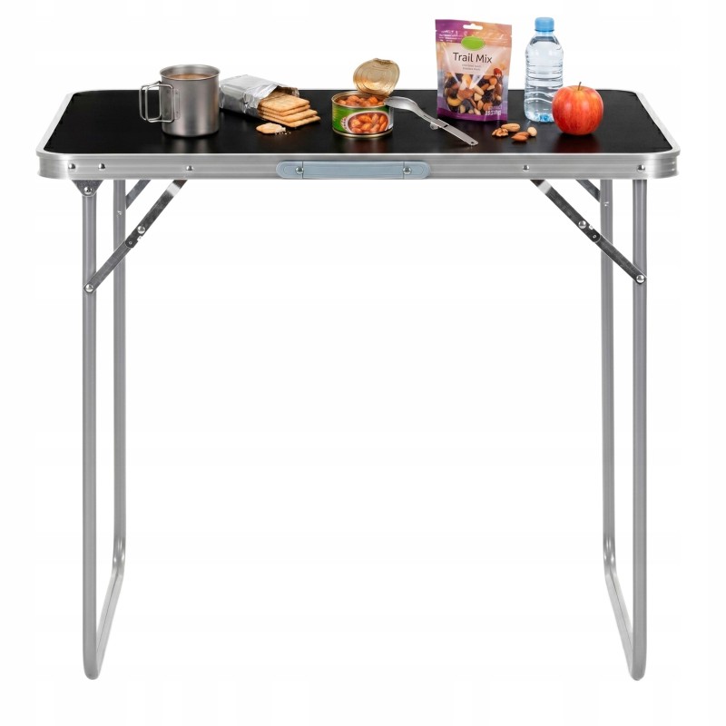 Стіл кемпінговий Springos 80 x 60 см складний CS0184 Black
