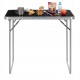 Стіл кемпінговий Springos 80 x 60 см складний CS0184 Black