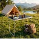 Стіл кемпінговий Springos 80 x 60 см складний CS0184 Black