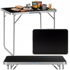 Стіл кемпінговий Springos 80 x 60 см складний CS0184 Black
