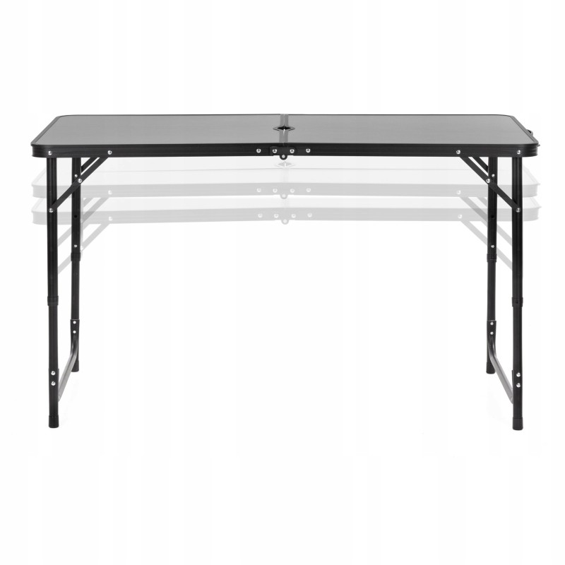 Стіл кемпінговий Springos 120 x 60 см складний CS0183 Grey/Black