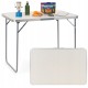 Стіл кемпінговий Springos 90 x 60 см складний CS0177 White