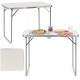 Стіл кемпінговий Springos 90 x 60 см складний CS0177 White