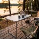 Стіл кемпінговий Springos 90 x 60 см складний CS0177 White