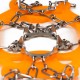 Льодоходи (льодоступи) на взуття Springos Size L CS0168 Orange