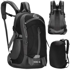 Рюкзак туристичний Springos 60 л CS0132 Black/Grey