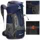 Рюкзак туристичний Springos 60 л CS0129 Navy Blue/Grey