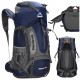 Рюкзак туристичний Springos 60 л CS0129 Navy Blue/Grey