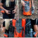 Рюкзак туристичний Springos 70 л CS0128 Black/Grey/Orange